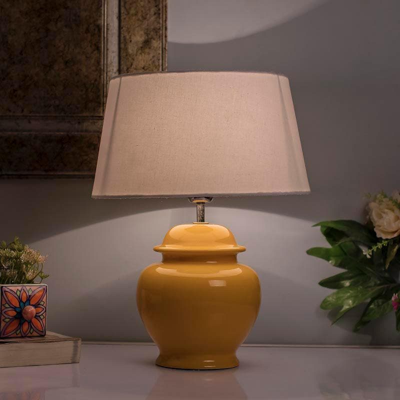 Table Lamp - Fancy Pants Table Lamp With Drum Shade - White