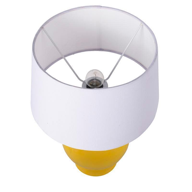 Table Lamp - Fancy Pants Table Lamp With Drum Shade - White