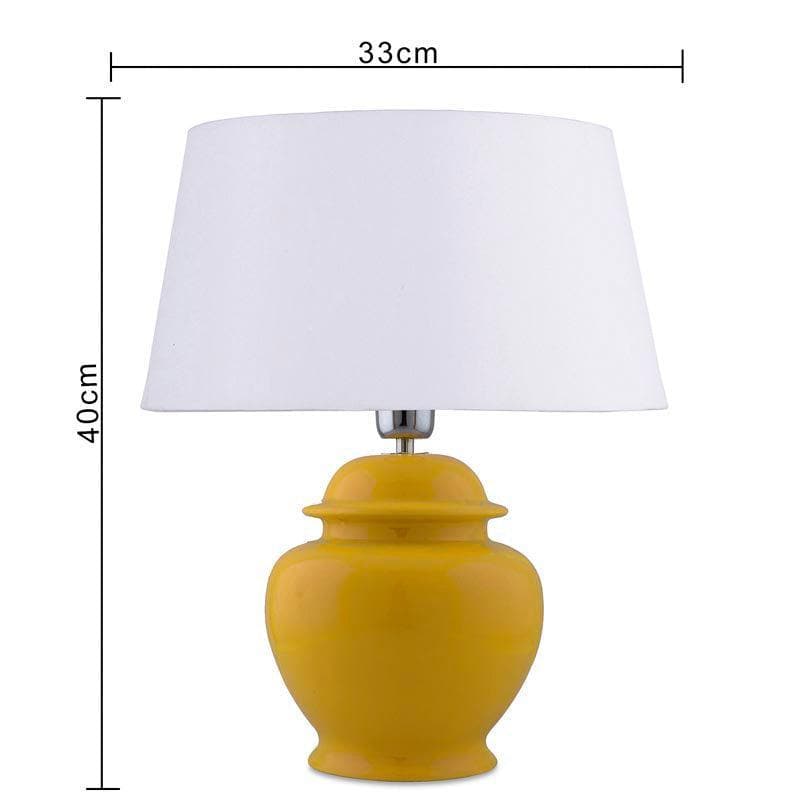 Table Lamp - Fancy Pants Table Lamp With Drum Shade - White