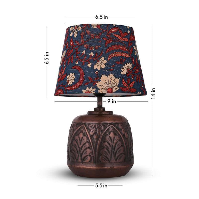 Table Lamp - Fiza Etched Table Lamp - Blue