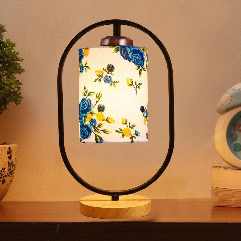 Table Lamp - Floral Echo Table Lamp - Blue