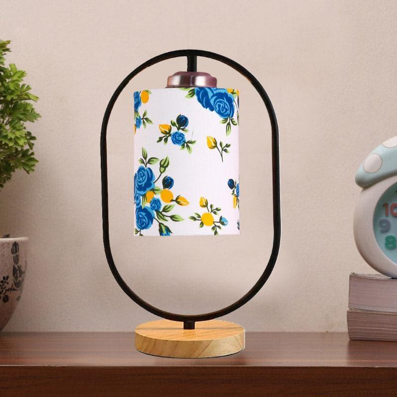 Table Lamp - Floral Echo Table Lamp - Blue