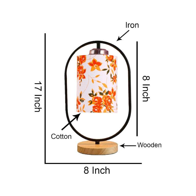 Table Lamp - Floral Echo Table Lamp - Orange