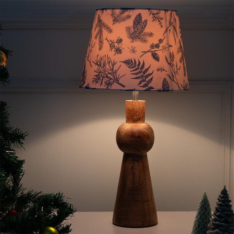 Table Lamp - Floral Tinsel Knot Table Lamp