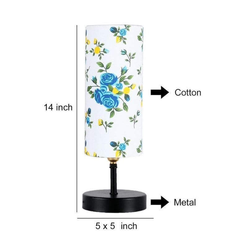 Table Lamp - Floral Waves Table Lamp