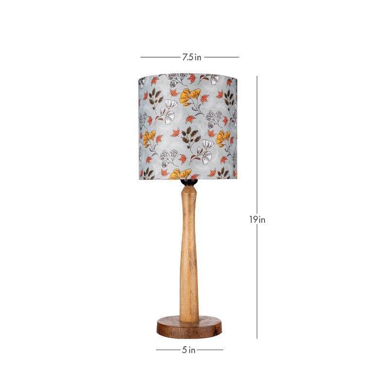 Table Lamp - Gardenia Aura Classy Wooden Stand Table Lamp