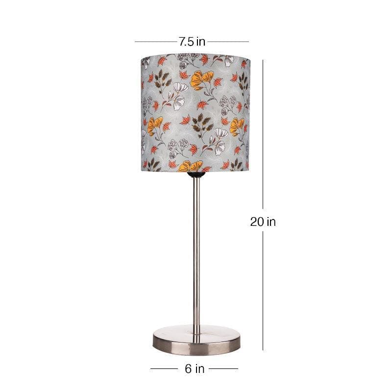 Table Lamp - Gardenia Aura Metal Chrome Table Lamp