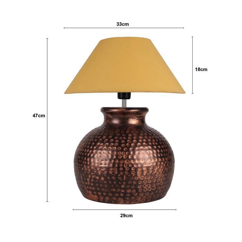 Buy Girisha Table Lamp - Gold Table Lamp from Vaaree