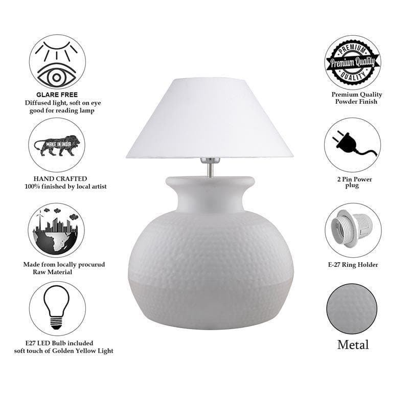 Table Lamp - Gleam Quest Table Lamp - White