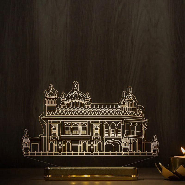 Buy Golden Temple Lamp Table Lamp from Vaaree