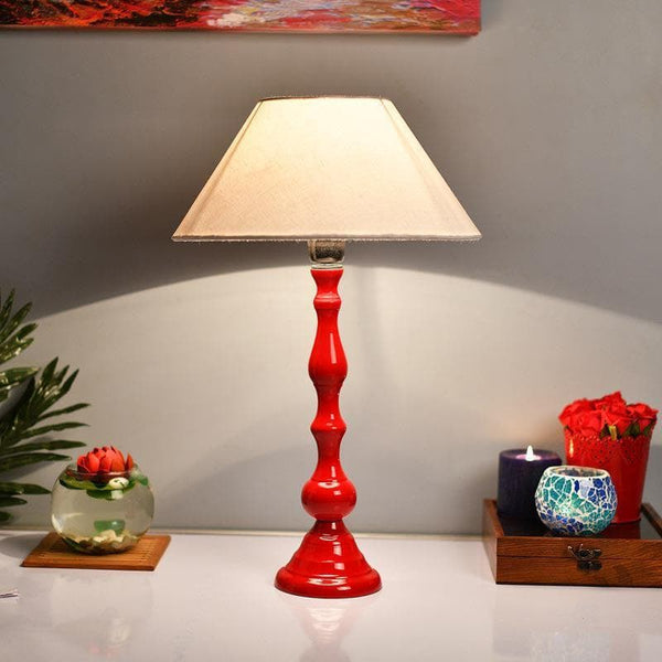 Table Lamp - Graceful Gleam Red Table Lamp - Rouge