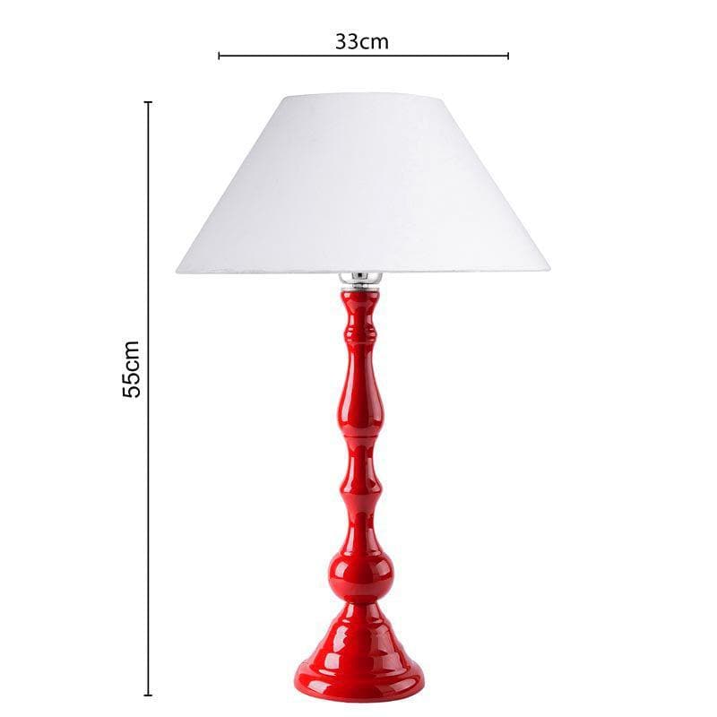 Table Lamp - Graceful Gleam Red Table Lamp - Rouge