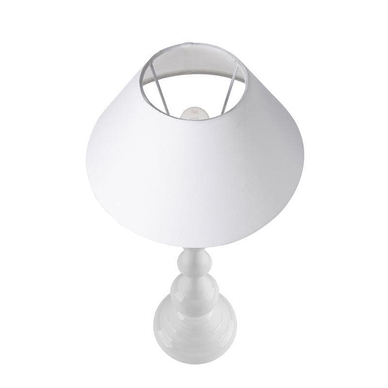 Table Lamp - Graceful Gleam White Table Lamp - Ice