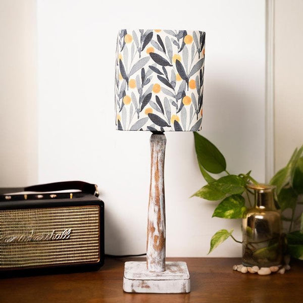 Table Lamp - Grey Glamour With Distress Stand Table Lamp