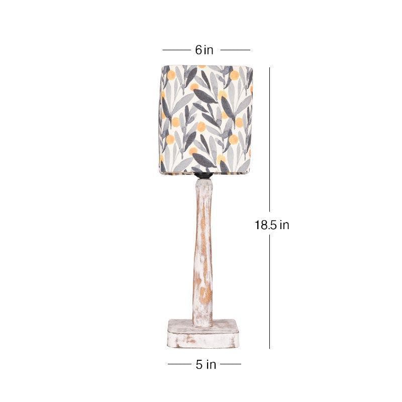 Table Lamp - Grey Glamour With Distress Stand Table Lamp