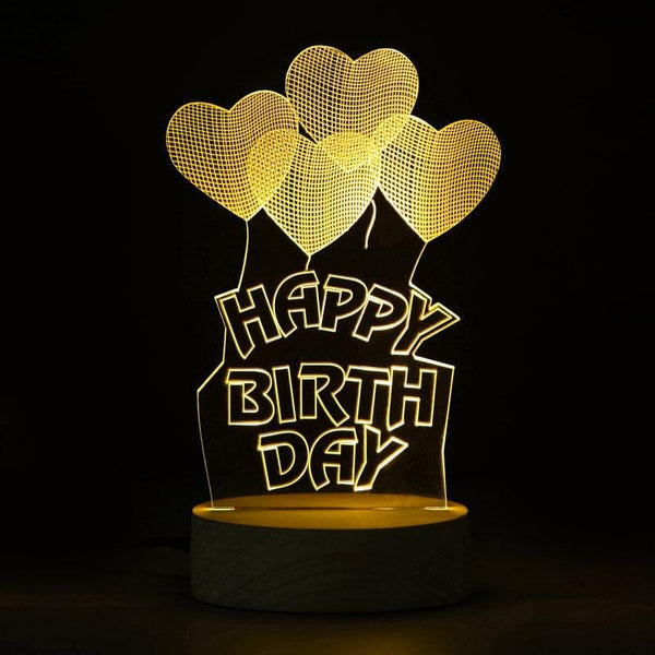 Table Lamp - Happy Birthday Lamp