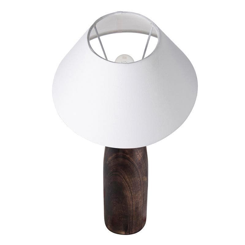 Buy Harmony Glimpse Table Lamp With Conical Shade - White Table Lamp from Vaaree