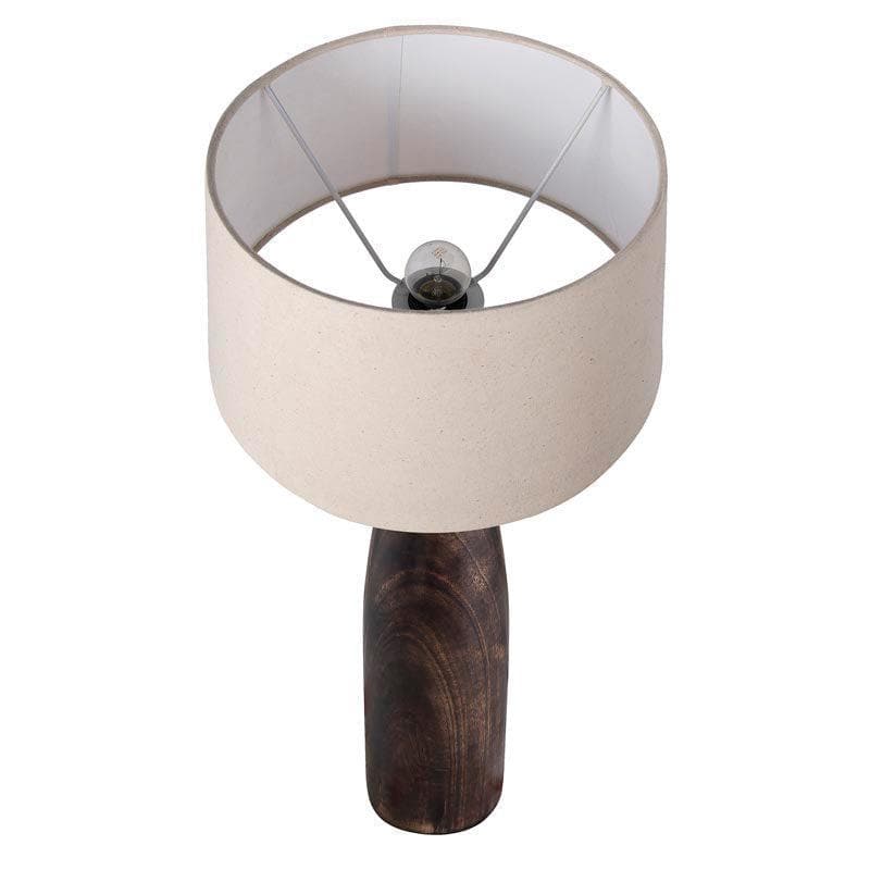 Table Lamp - Harmony Glimpse Table Lamp With Drum Shade - Khadi