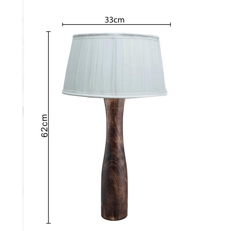 Table Lamp - Harmony Glimpse Table Lamp With Pleated Shade - White