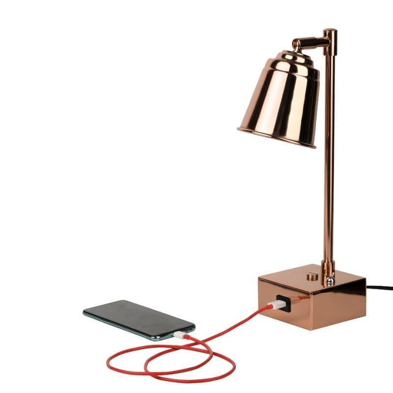 Buy Holt Table Lamp - Copper Table Lamp from Vaaree