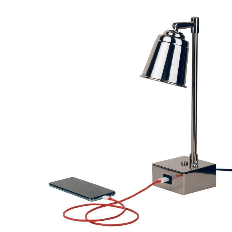 Buy Holt Table Lamp - Silver Table Lamp from Vaaree