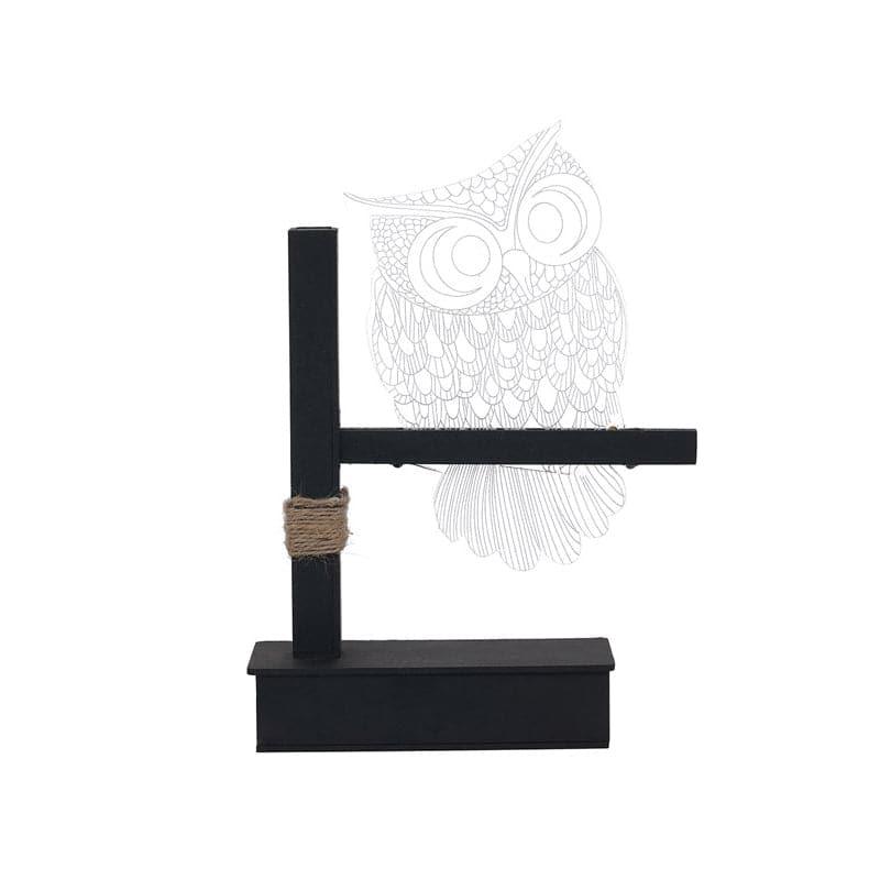 Buy Hoot Core Luminance Lamp - Golden Table Lamp from Vaaree