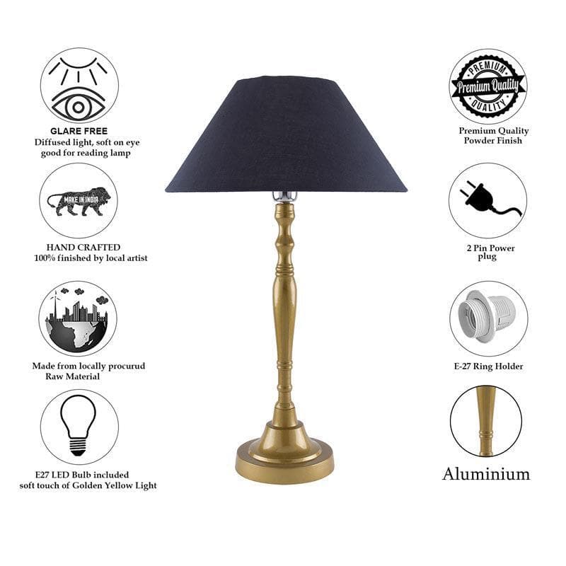 Table Lamp - Imperial Gold Table lamp - Black