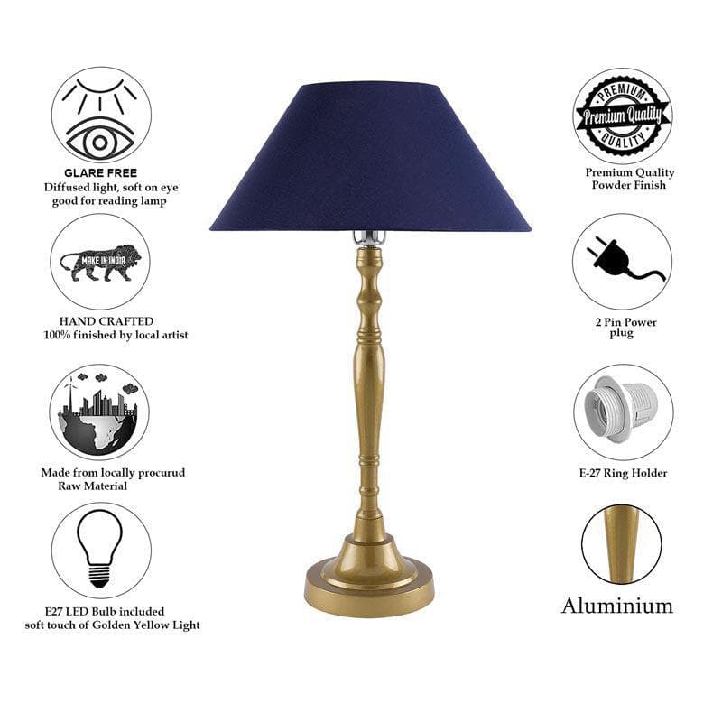 Table Lamp - Imperial Gold Table lamp - Blue