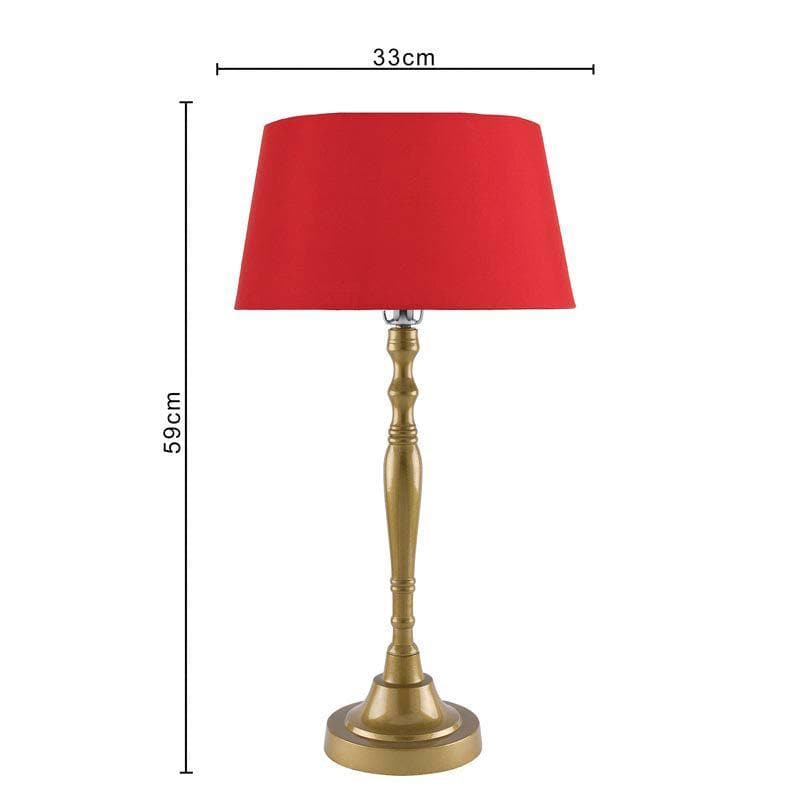 Table Lamp - Imperial Gold Table lamp - Red