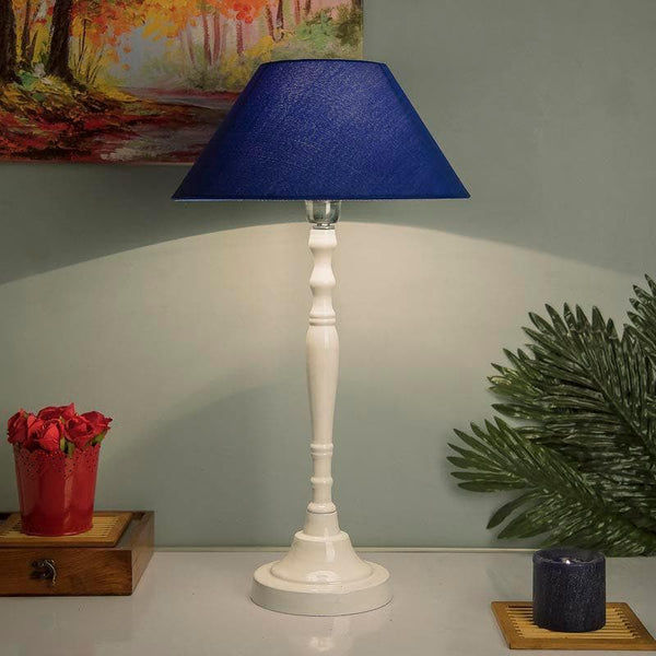 Table Lamp - Imperial White Table Lamp - Blue