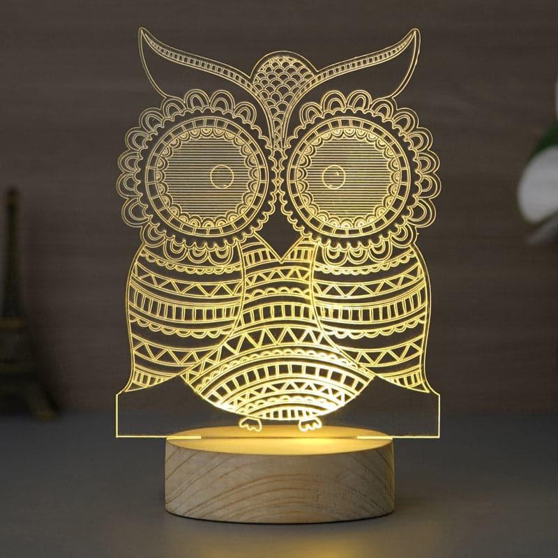 Buy Indie Owl Luminance Lamp Table Lamp from Vaaree