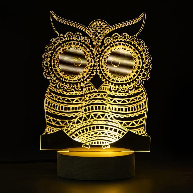 Buy Indie Owl Luminance Lamp Table Lamp from Vaaree