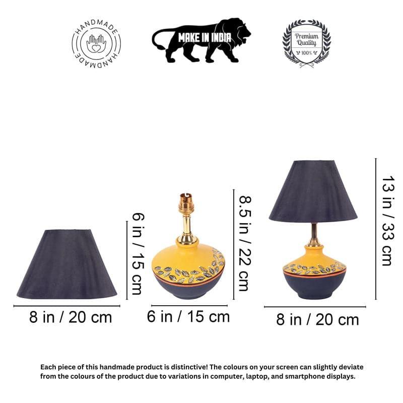 Buy Jericha Terracotta Table Lamp Table Lamp from Vaaree