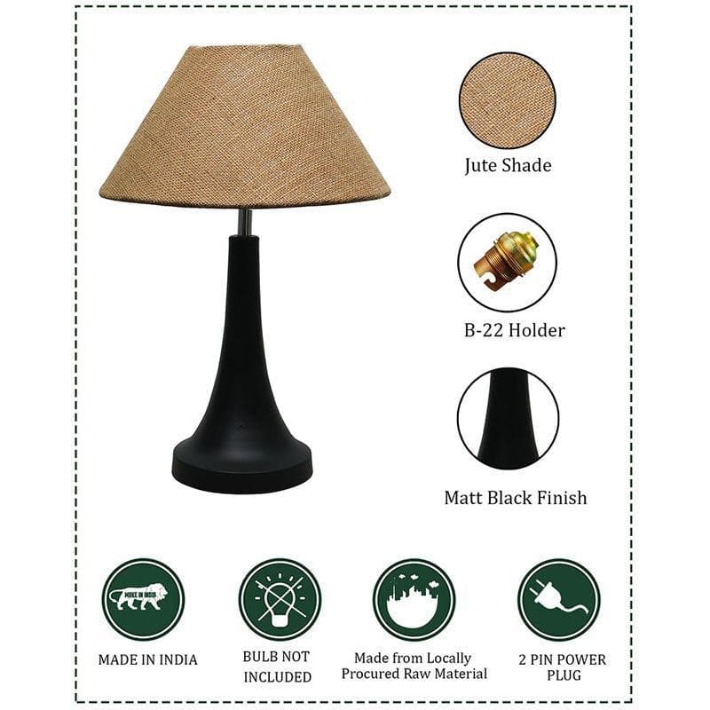 Buy Knox Table Lamp - Brown Table Lamp from Vaaree