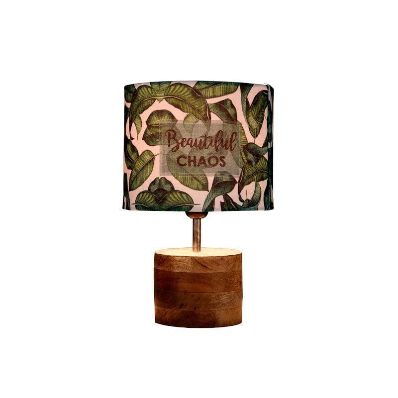 Table Lamp - Leafy Chaos Log Stand Table Lamp