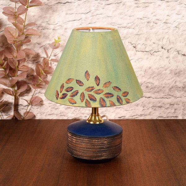 Buy Table Lamp - Leaves In Wind Wooden Table Lamp at Vaaree online