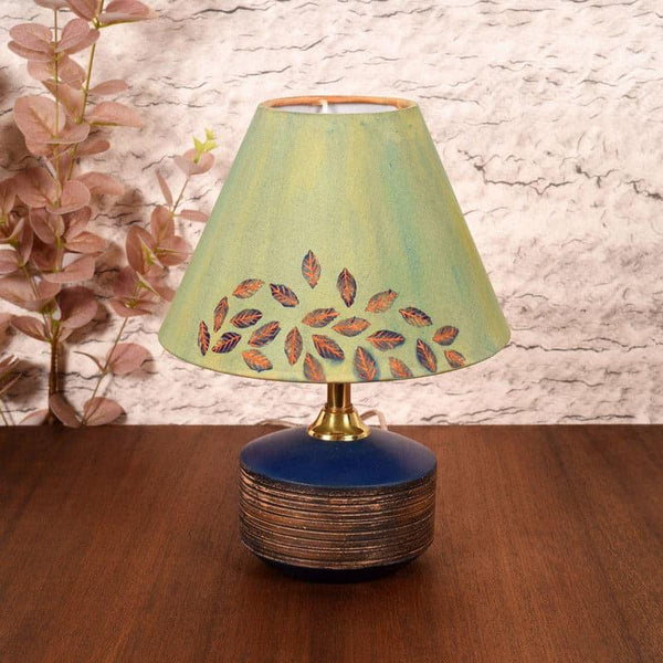 Table Lamp - Leaves In Wind Wooden Table Lamp