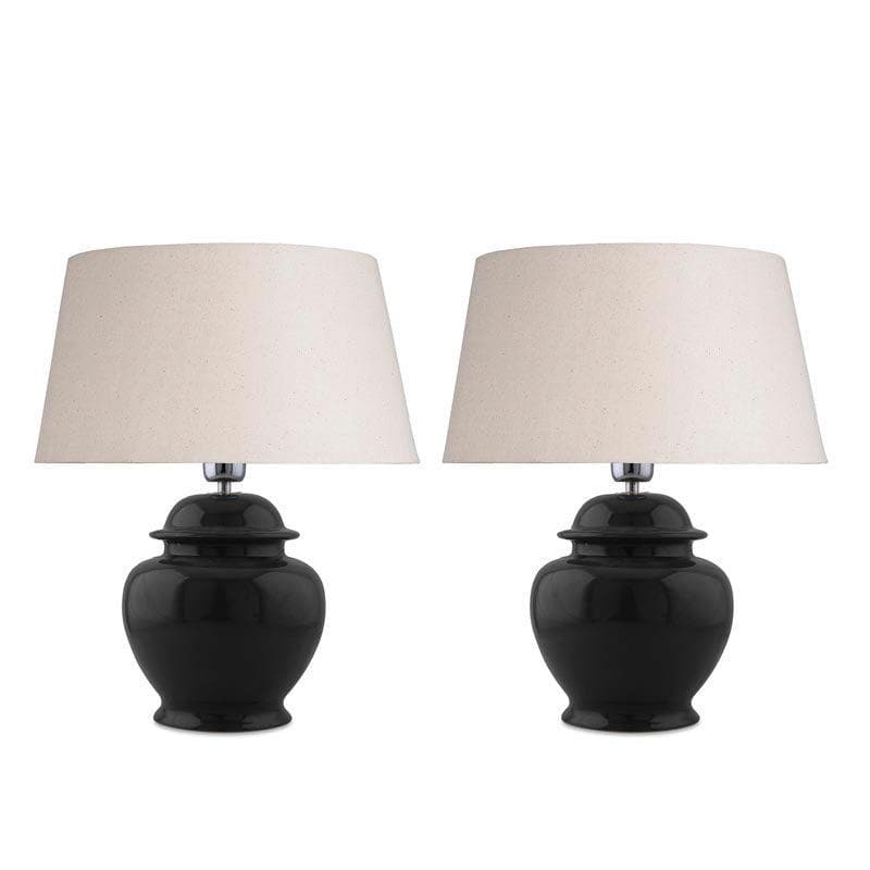 Table Lamp - Luminara Luxe Table Lamp (Khadi) - Set Of Two