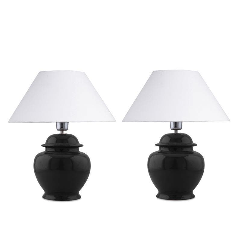 Table Lamp - Luminara Luxe Table Lamp (White) - Set Of Two