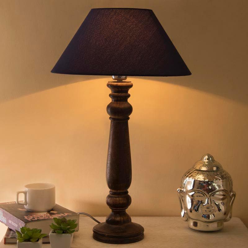 Buy Mabel Antique Table Lamp - Blue Table Lamp from Vaaree