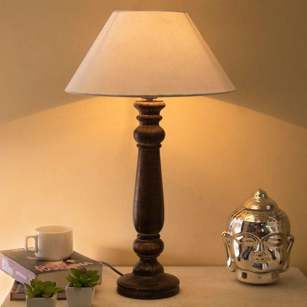 Table Lamp - Mabel Antique Table Lamp - White