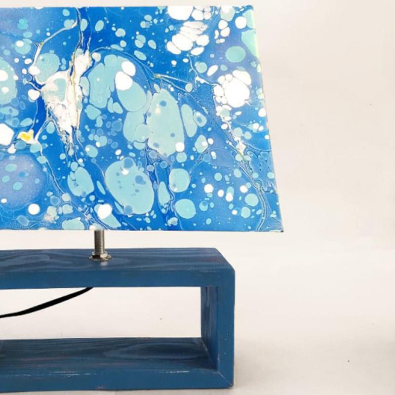 Table Lamp - Marbling Sparkle Table Lamp - Blue