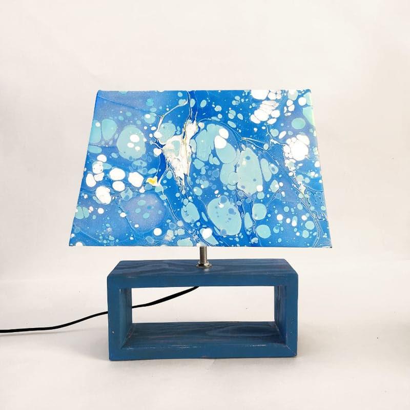 Table Lamp - Marbling Sparkle Table Lamp - Blue