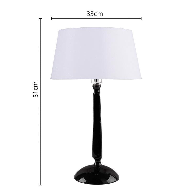 Table Lamp - Marvel Luminary Black Table Lamp - White