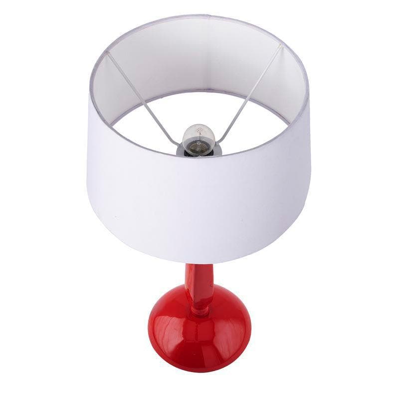 Table Lamp - Marvel Luminary Red Table Lamp - White