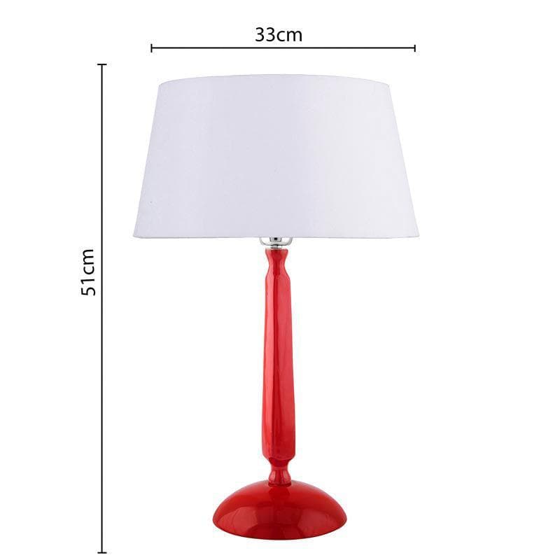 Table Lamp - Marvel Luminary Red Table Lamp - White