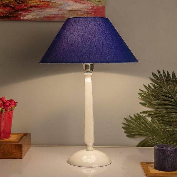 Table Lamp - Marvel Luminary White Table Lamp - Blue