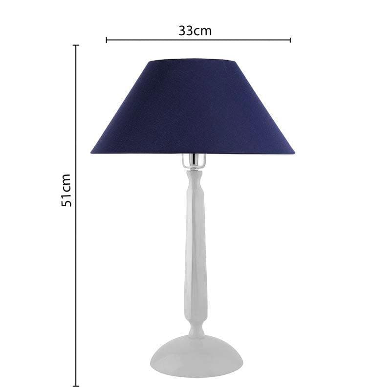 Table Lamp - Marvel Luminary White Table Lamp - Blue