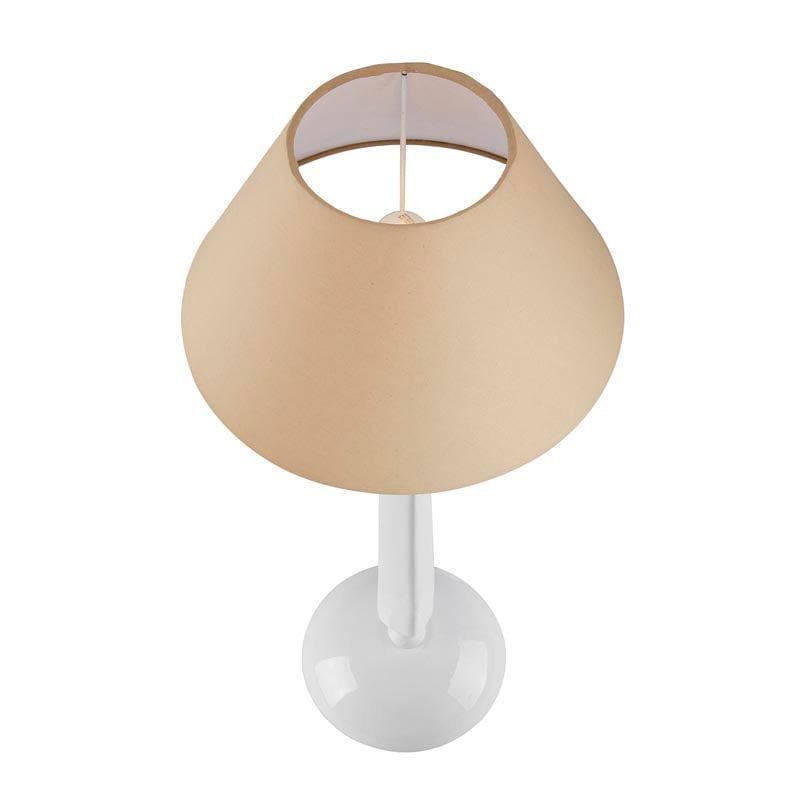 Buy Marvel Luminary White Table Lamp - Gold Table Lamp from Vaaree