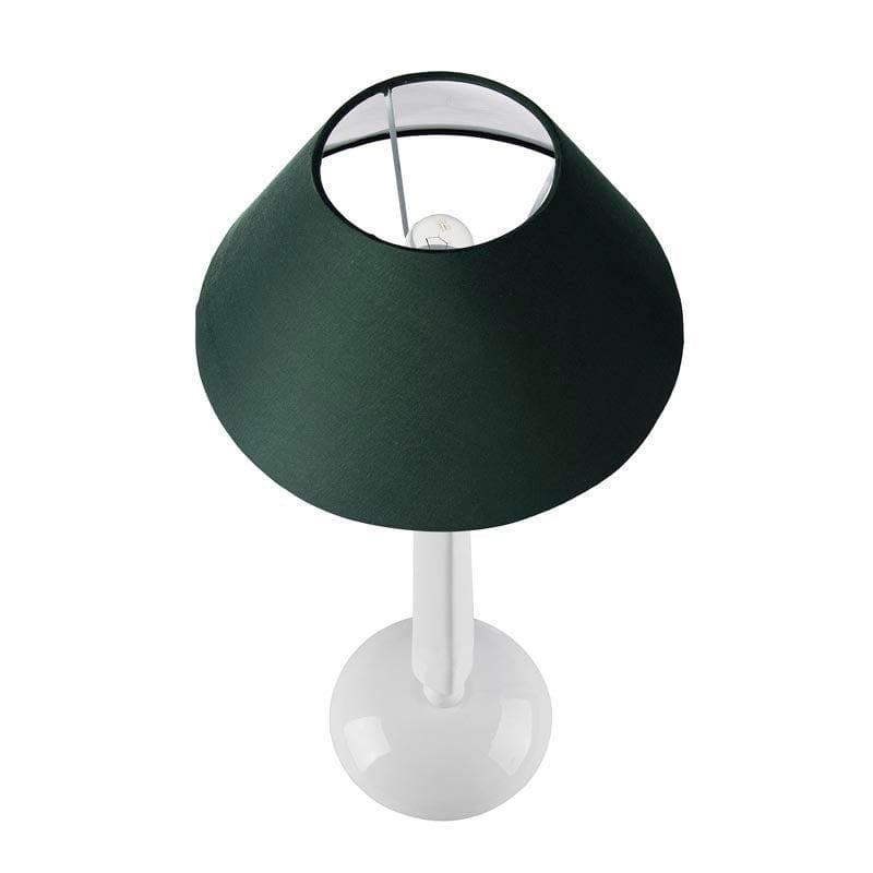 Table Lamp - Marvel Luminary White Table Lamp - Green